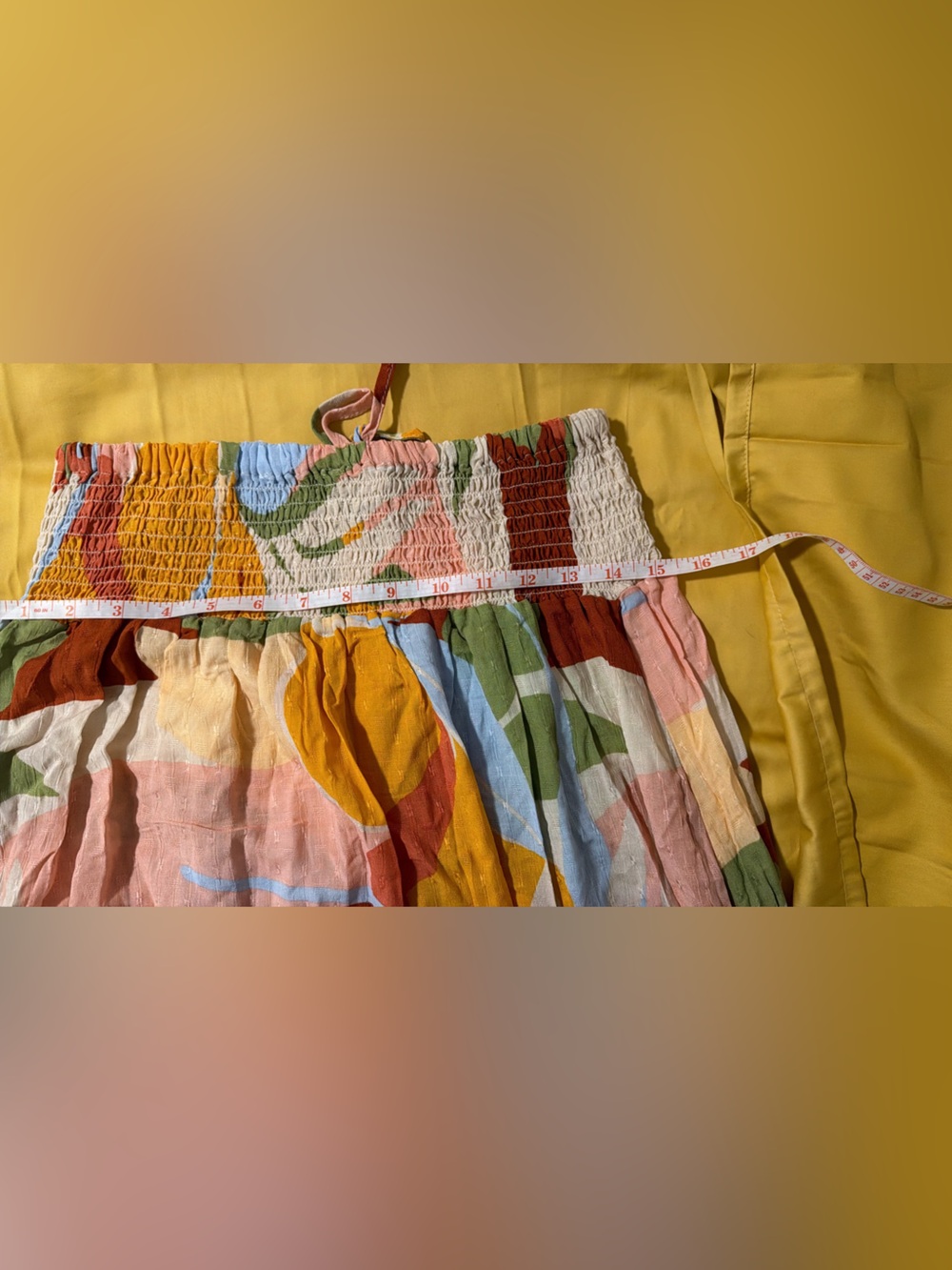 Christian Siriano Multicolor Abstract Button-Front Maxi Skirt - Picture 7 of 7
